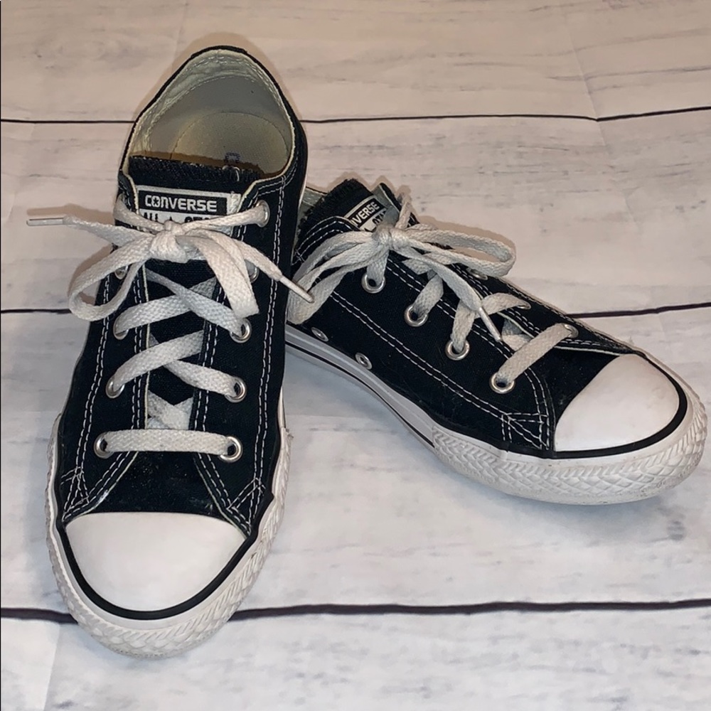 Converse All Star - BLACK - YOUTH SIZE 3